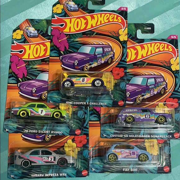 Hot wheels Other - Easter Hot Wheels Spring Easter Collection 5 Cars